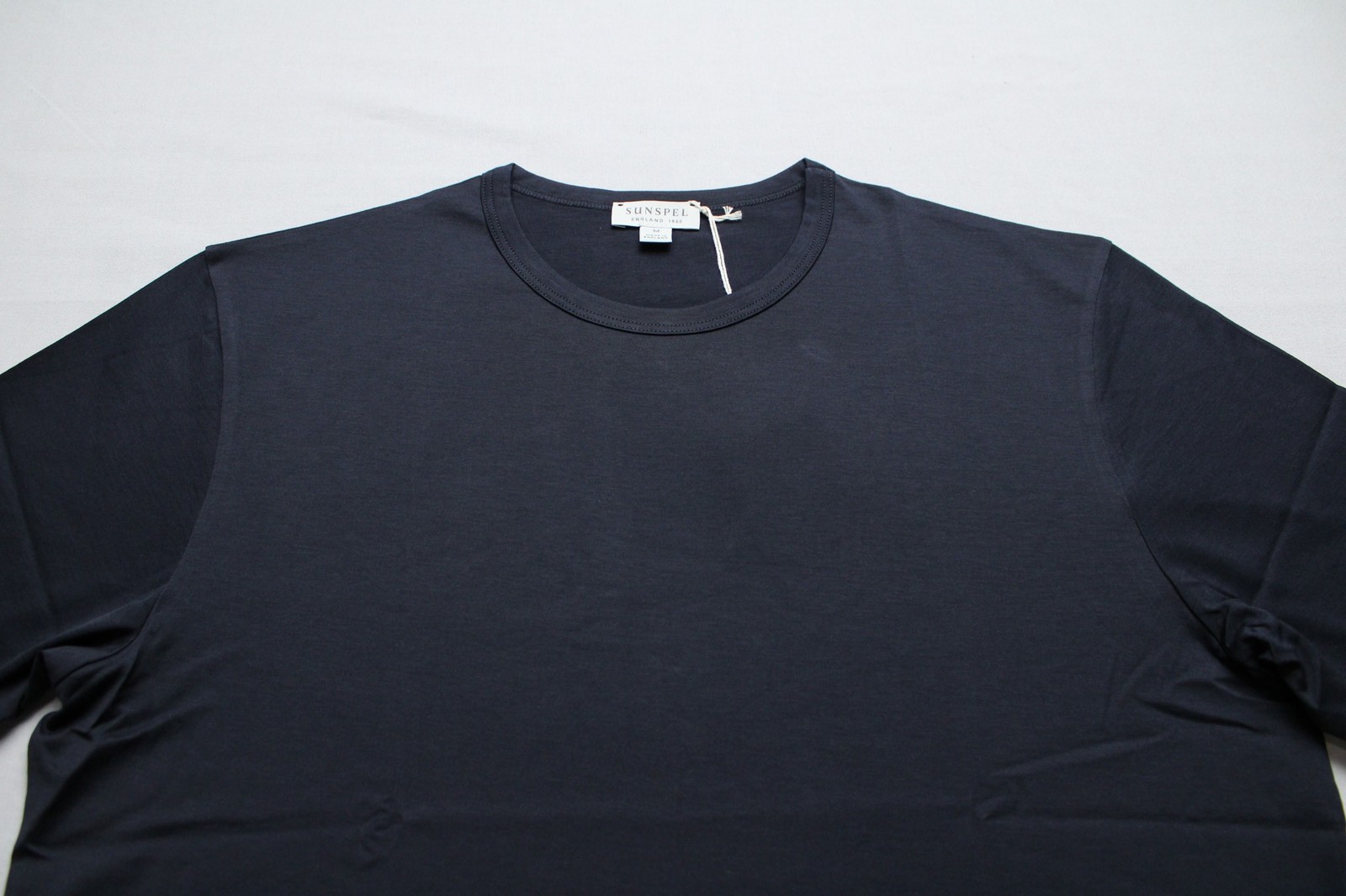 Sunspel Women's Classic 100% Supima Cotton T-Shirt AC2 Navy Medium NWT gallery