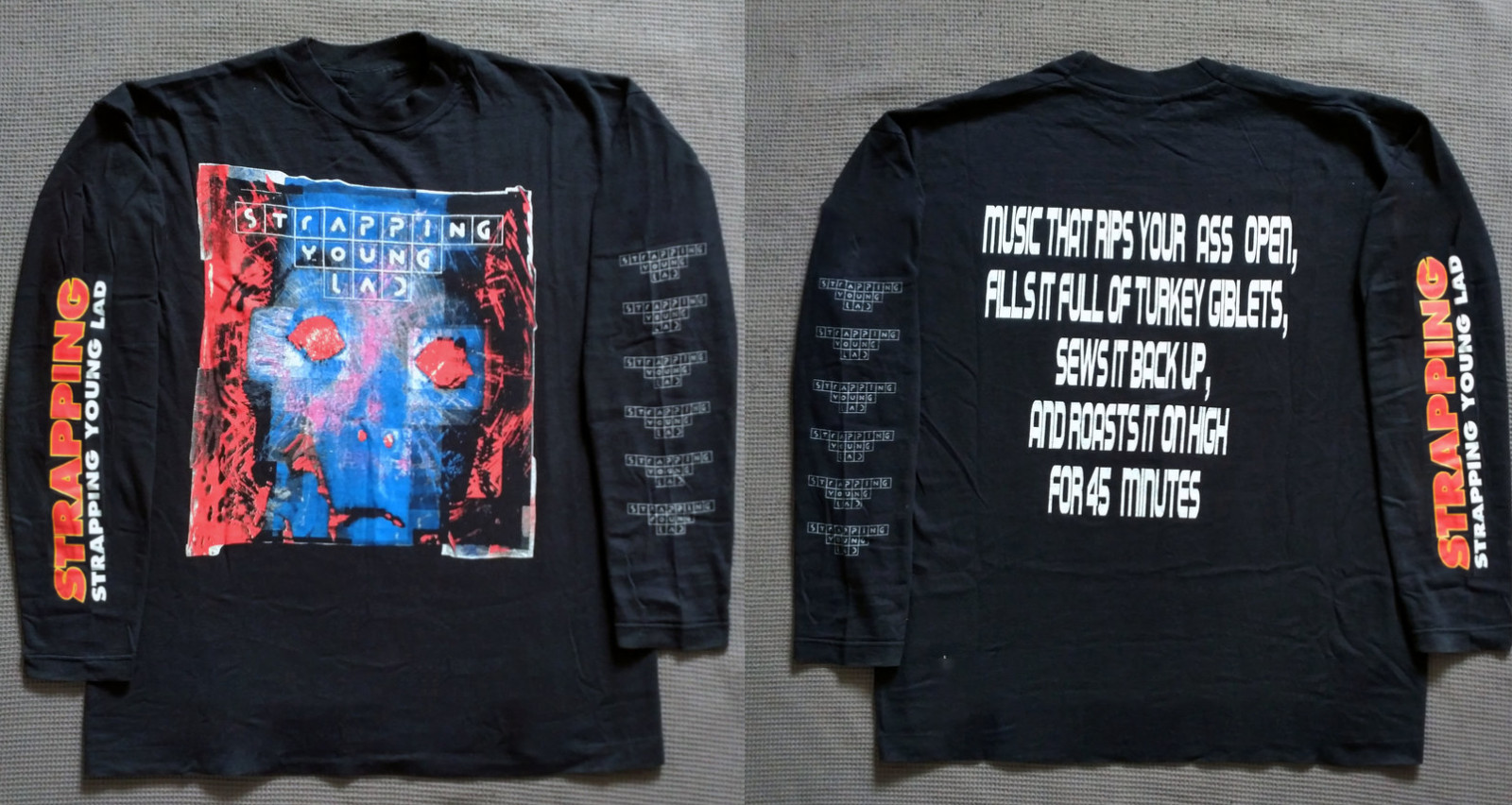 Rare Strapping Young Lad Band Devin Townsend Long Sleeve S to 5XL 2F1376 gallery