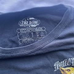 7Point62Design Black T-Shirt Men’s Size XXL