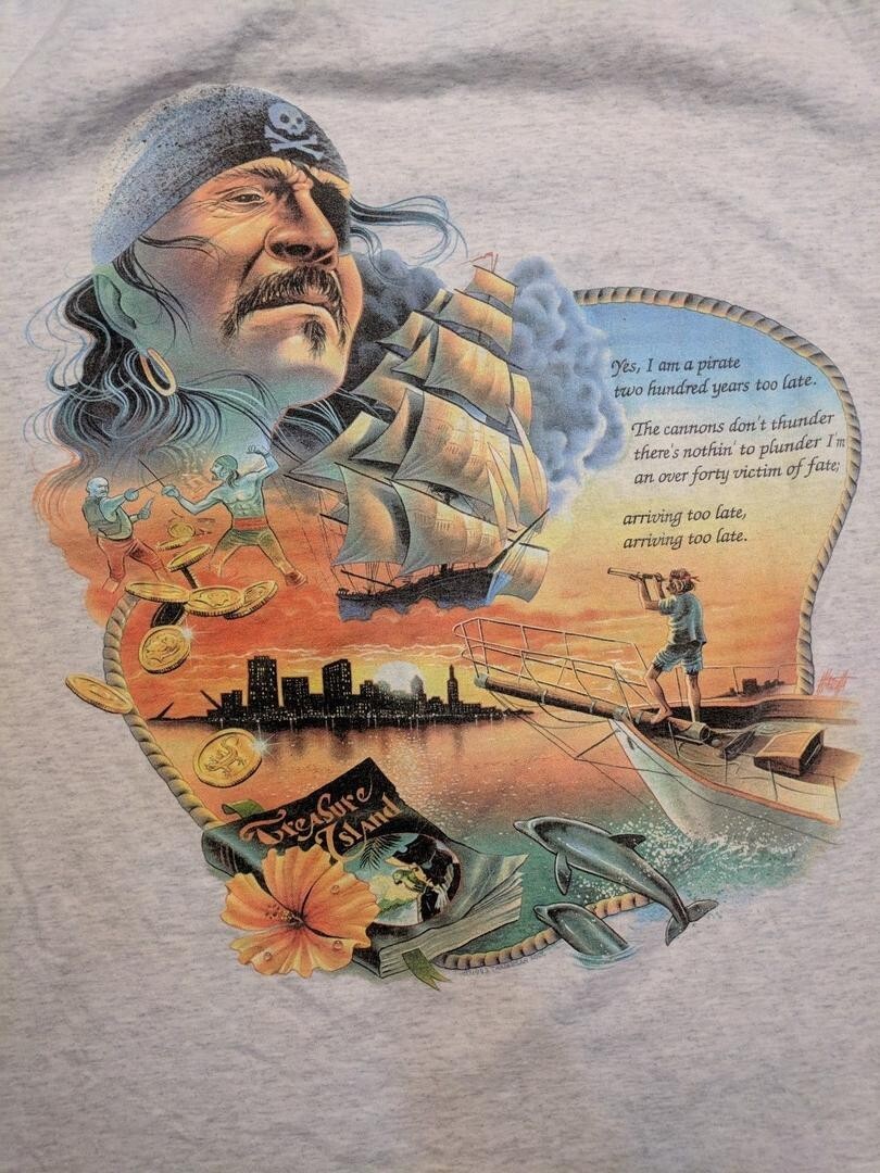 Jimmy Buffett 1993 Caribbean Soul Sport Grey Shirt Fan Gift S-4XL gallery