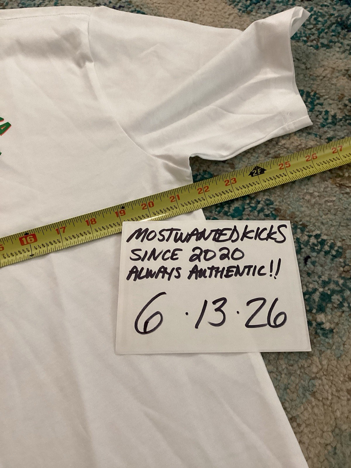 NWT Nike Air Jordan Graphic MJ’s Pizza 23 White T-Shirt Men’s Sz M FREE SHIP gallery