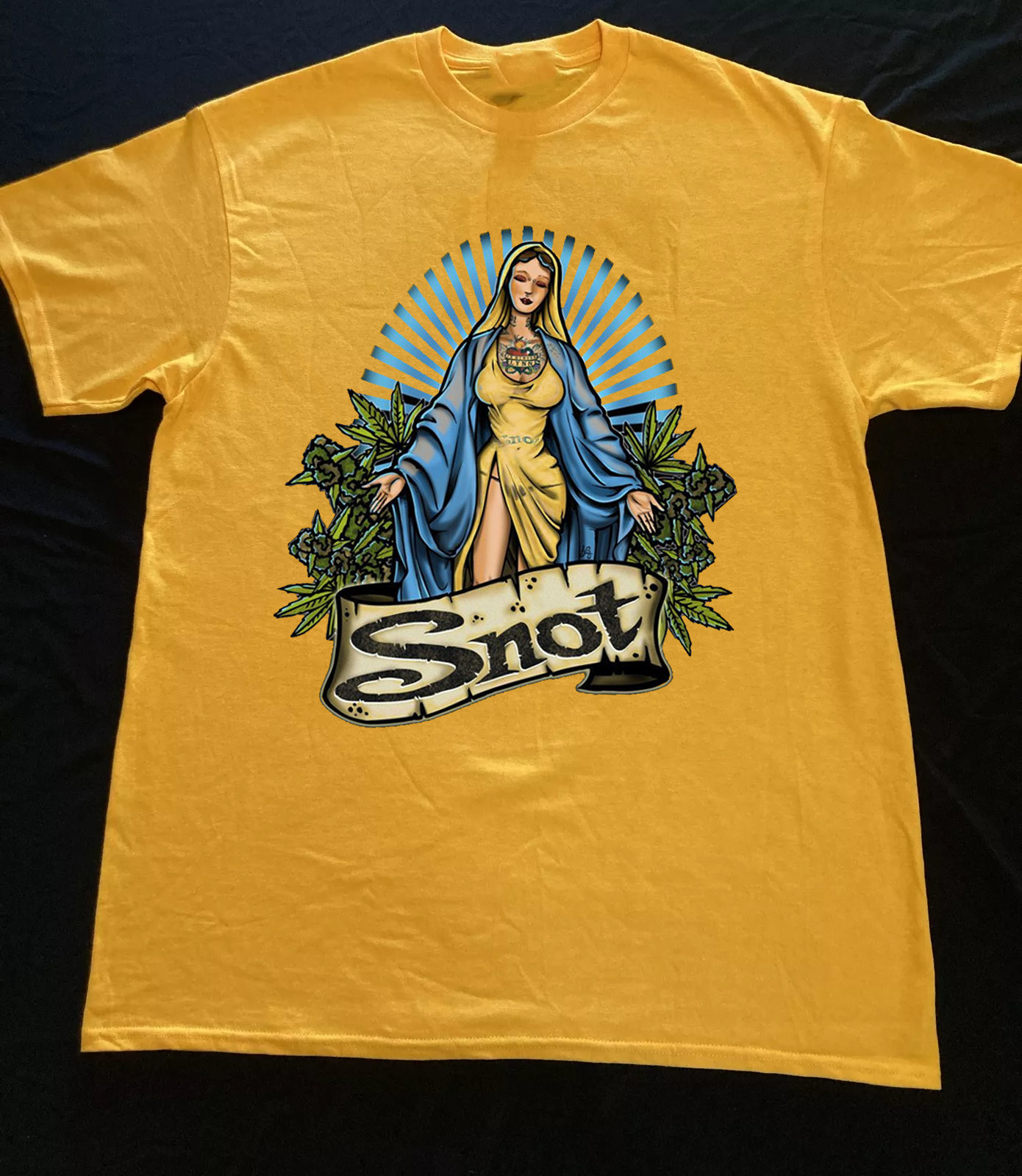Snot Band Gift For Fans Cotton Yellow T SHIRT All Size S To 5XL gallery