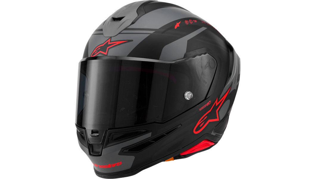 Alpinestars Supertech R7 S-R7 Helmet Matte Black/Gray/Red NEW SIZE XL EXTRALARGE
