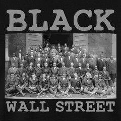 Black Wall Street Support Black Owned Businesses Men’s T-Shirt