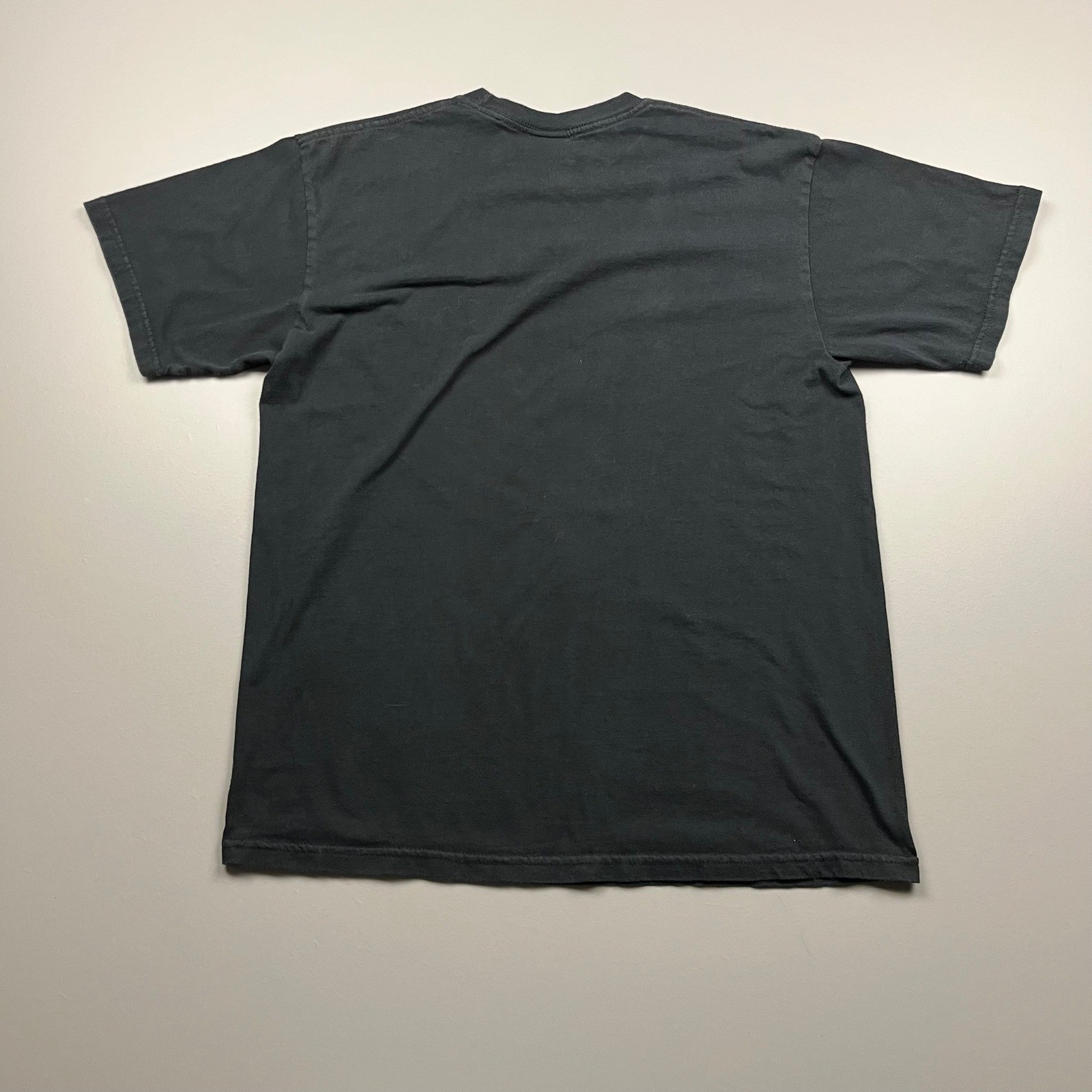 Hockey Eyes Without A Face T-Shirt Mens Large Black Graphic Skate Tee gallery