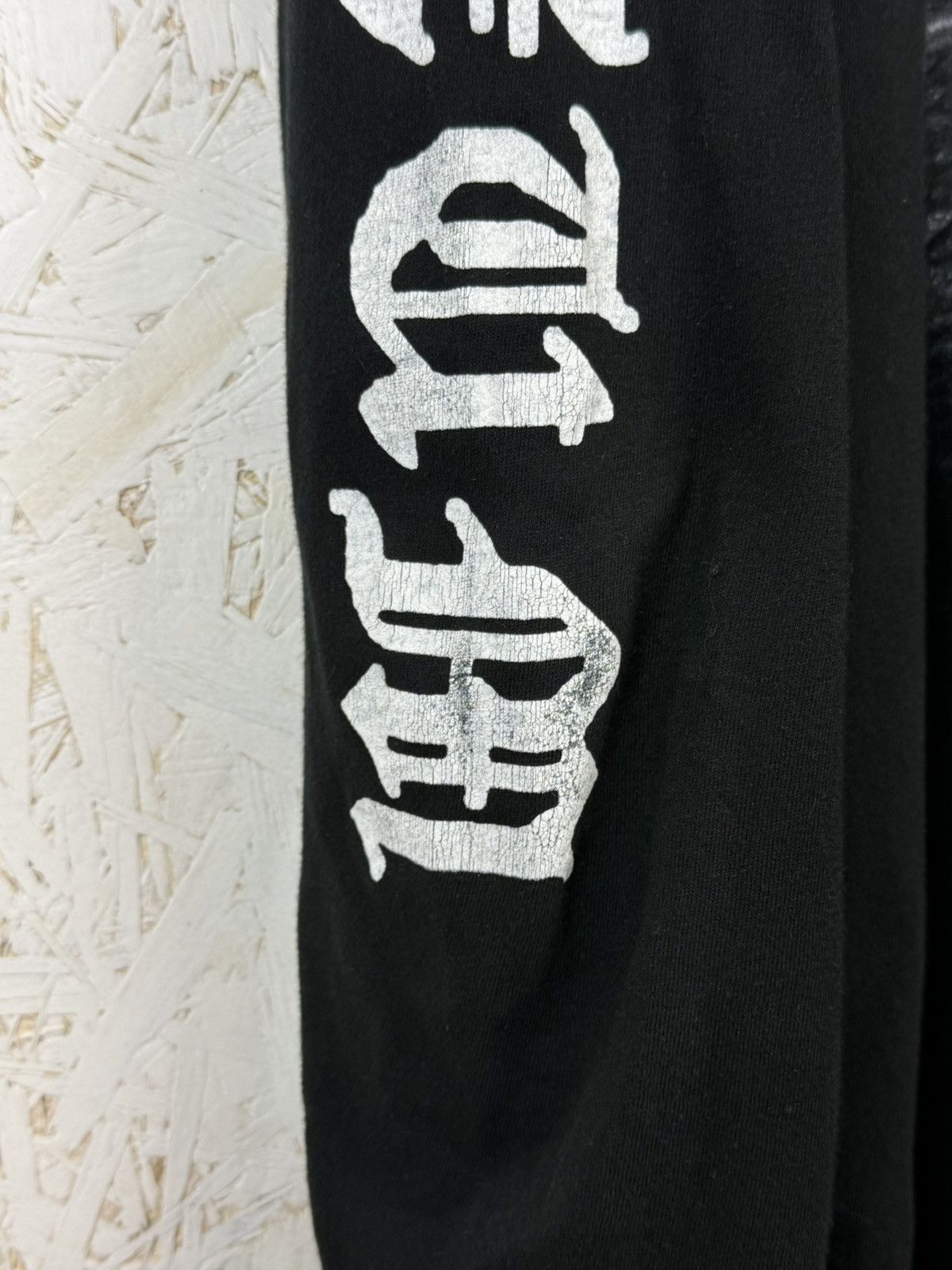 1Burzum Aske Norwegian Black Metal Boot Long Sleeve Black Size ~L Tag Cut gallery