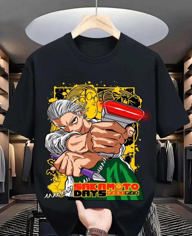 Anime Sakamoto Days T-Shirt Size S-5XL, Gift For Friends