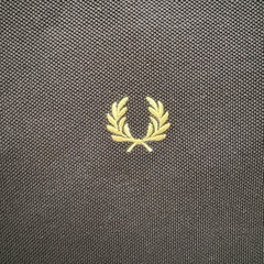 BNWT Fred Perry M7 Crew Neck Pique T-Shirt Black Gold Mens Size Medium Mod 60s