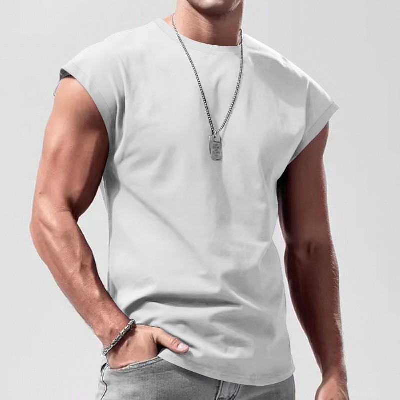 Men's Sleeveless Tank Top Casual Summer Vest Loose Fit Gym ✅ Buy 2 Save More gallery