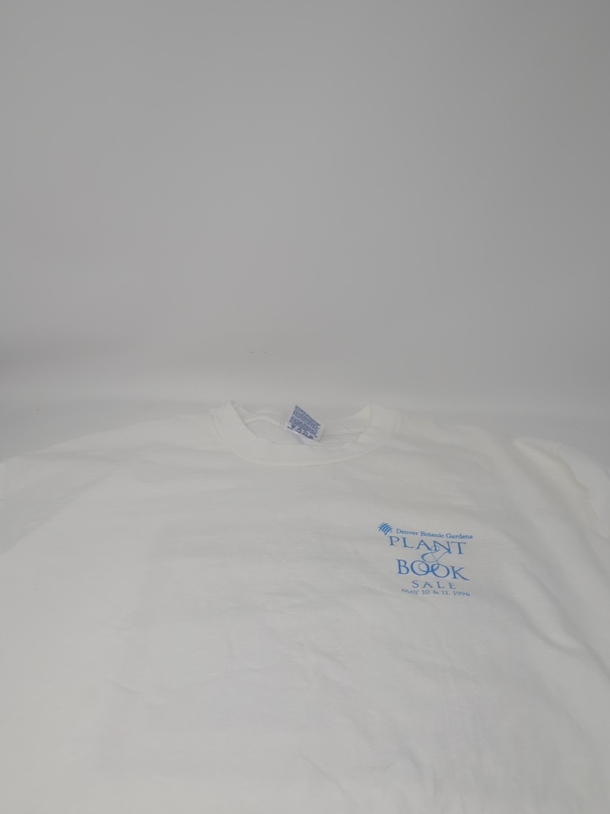 Denver Botanic Gardens 1996 Plant And Sale Vintage White Rare White XL T-Shirt gallery