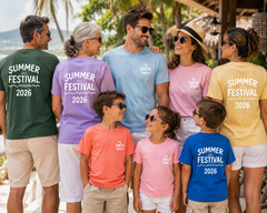 Custom Printed T-Shirt Personalised Logo Text Workwear Stag Do Hen Party Event