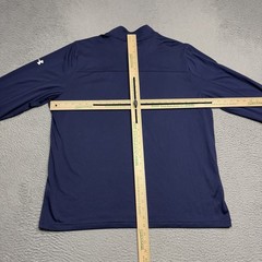 Under Armour Bud Light Pullover Men 2XL XXL Blue Sweater 1/4 Zip Shirt Jacket