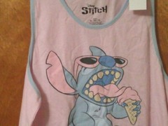NWT Mens Disney Stitch Weekend Plans Tank Top–Sz XL-Cotton Blend