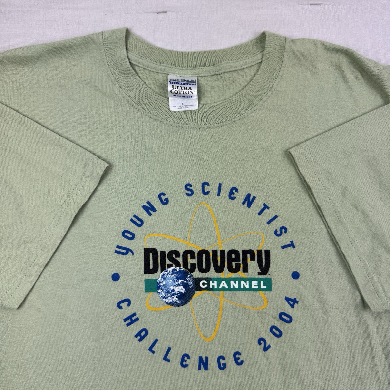 Vintage Discovery Channel Young Scientist Challenge T Shirt Adult Large 2004 Y2K gallery