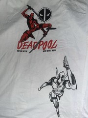 Marvel Deadpool & Wolverine Graphic Men’s White Short Sleeve T-Shirt Size XL