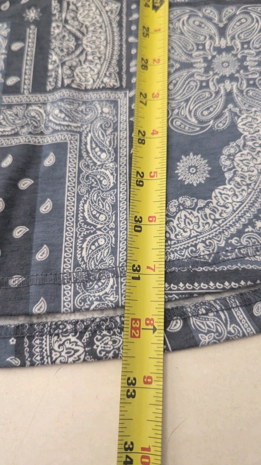Sun Stone Bandana Blue Paisley Print Tee Short Sleeve Shirt Men's Size XXL NWT gallery