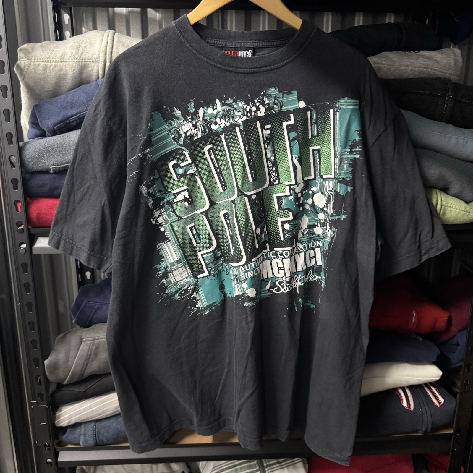 Y2K 2000s Southpole Authentic Collection graphic tee size 2XL skater streetwear gallery