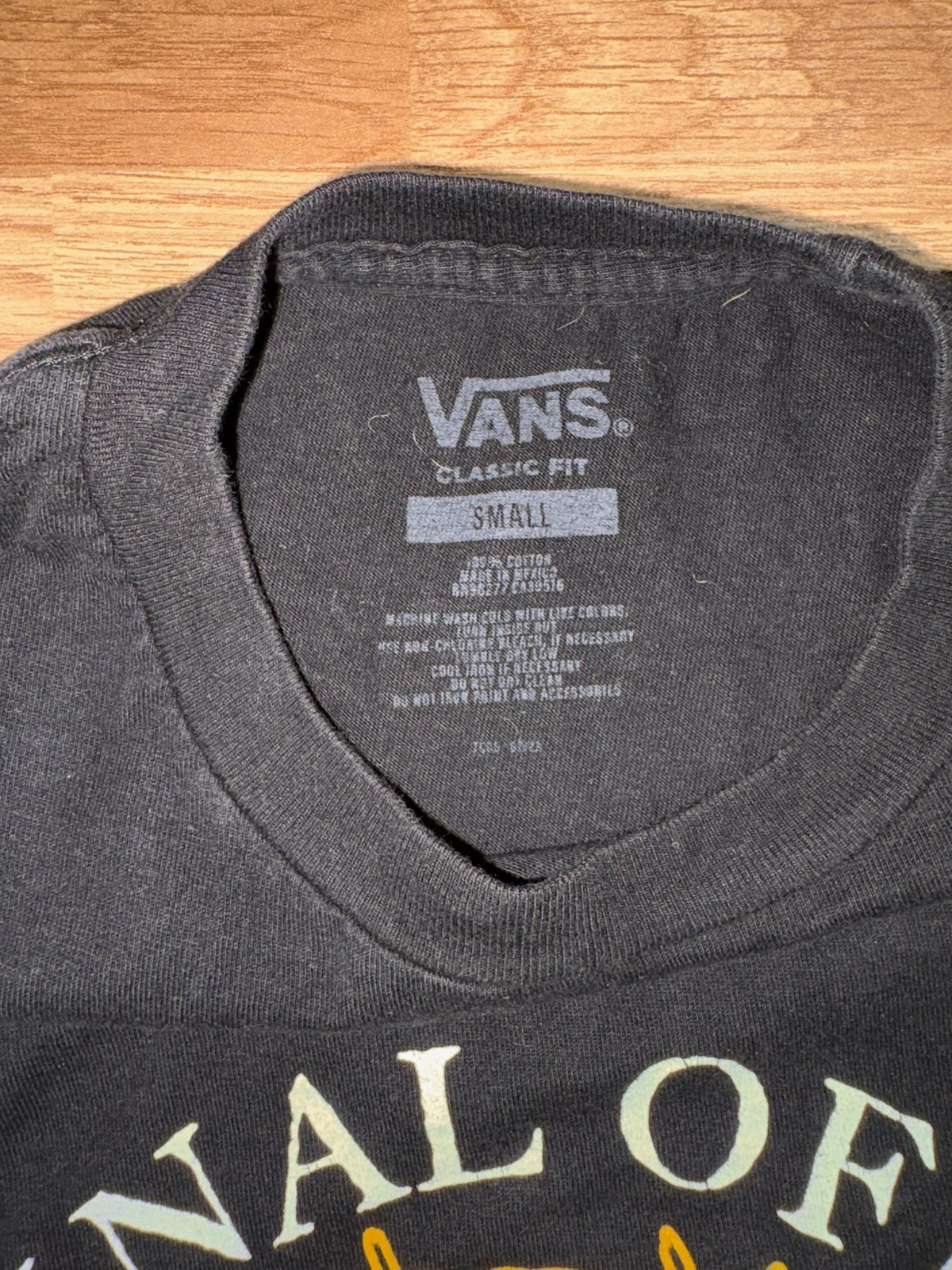 Vans Graphic T Shirt Small Black Logo Streetwear Skate gallery