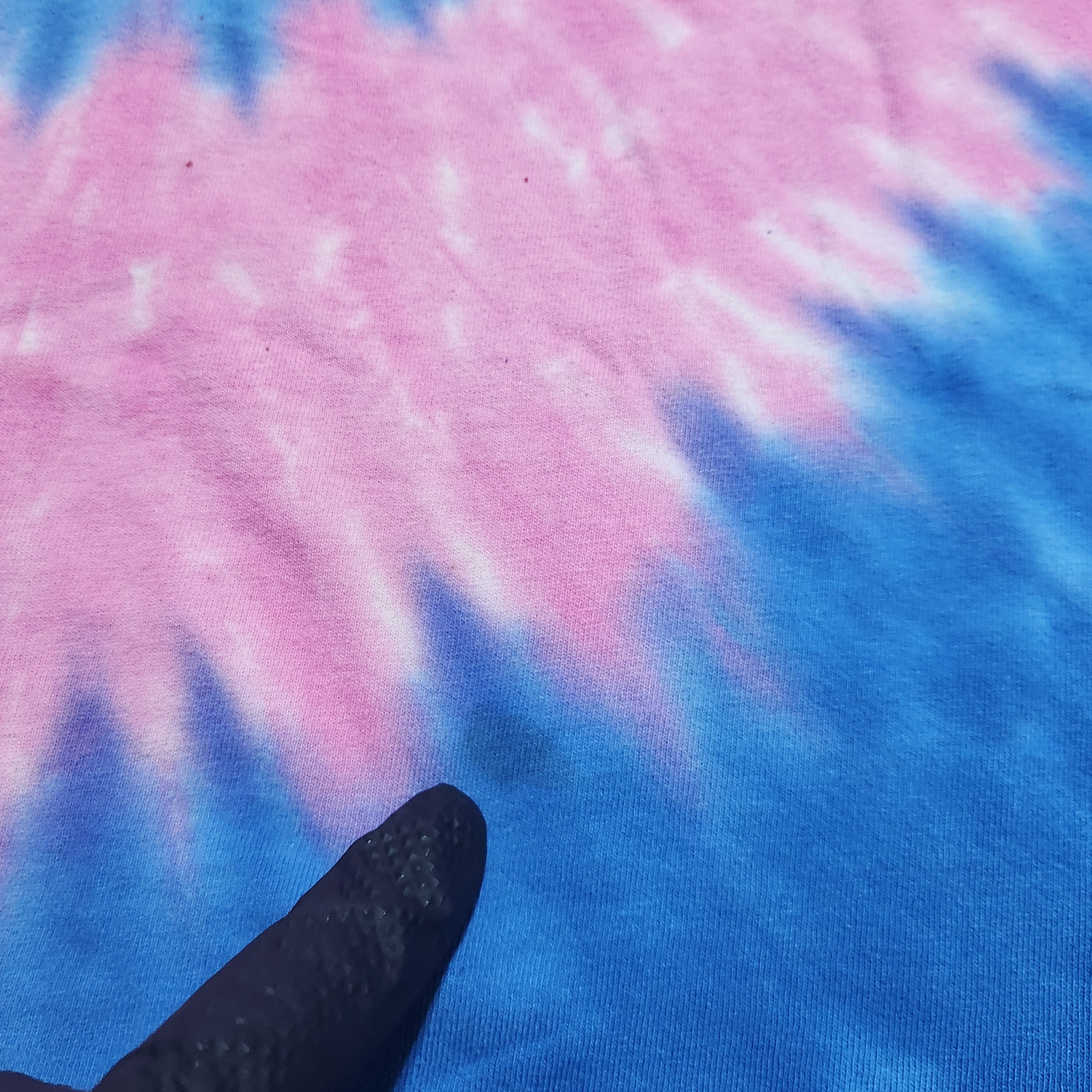 Puppie Love L Unisex Tie Dye T-Shirt Multicolor Rescue Dog Graphic Short Sleeve gallery