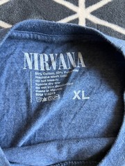 Nirvana Men’s Officially Licensed Kurt Cobain Smiley Face Retro Rock Tee T-Shirt