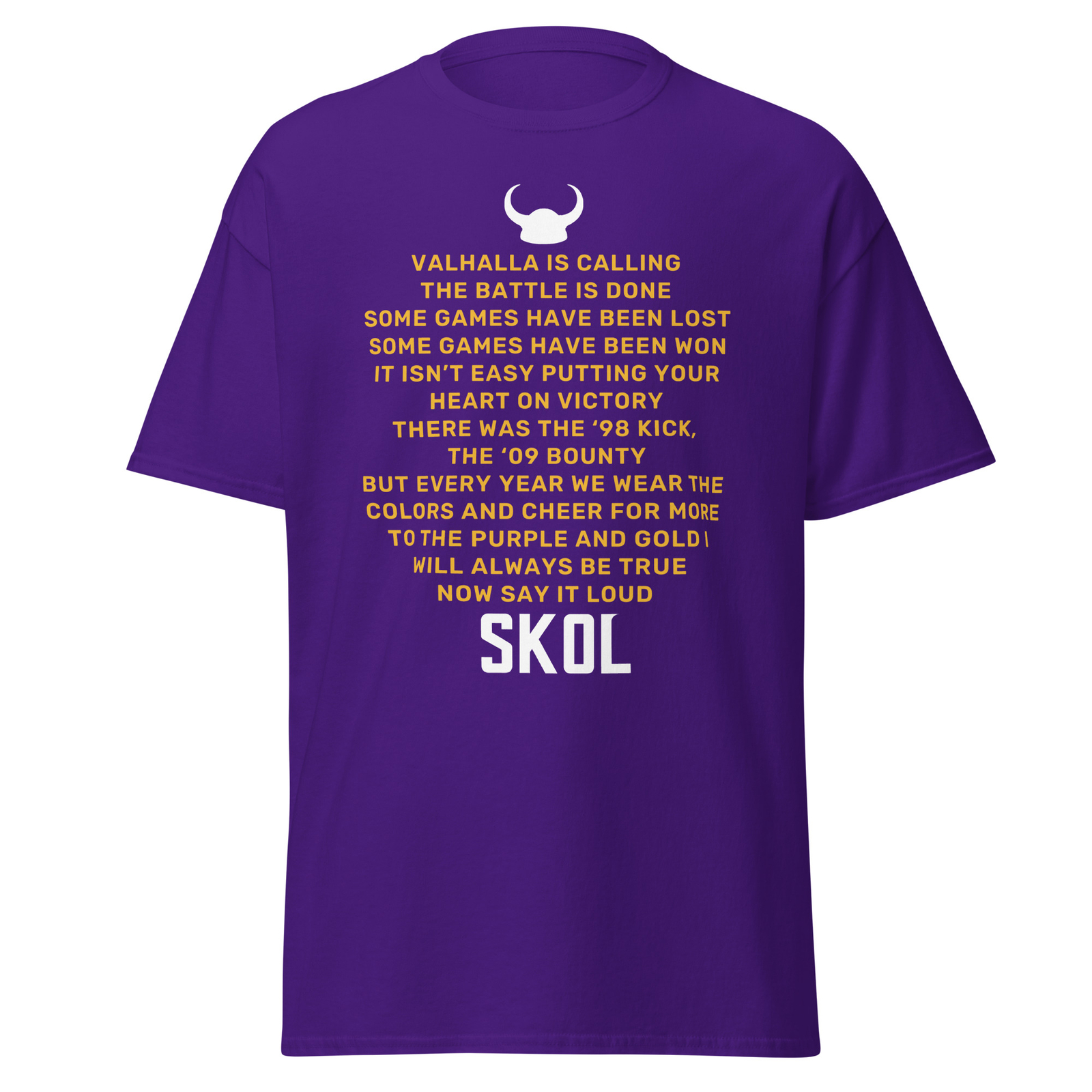 Valhalla is Calling Vikings Minnesota Football Poem Unisex T-Shirt S,M,L,XL,2X gallery