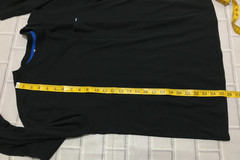 Chubbies T-Shirt Size Large Long Sleeve The Weekend has Arrived Pocket Black