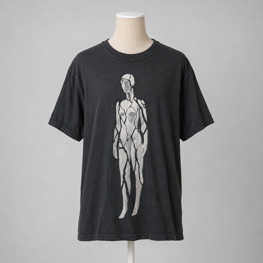 Billie Eilish Therefore I Am Mannequin Graphic T Shirt Size L Black Music Merch