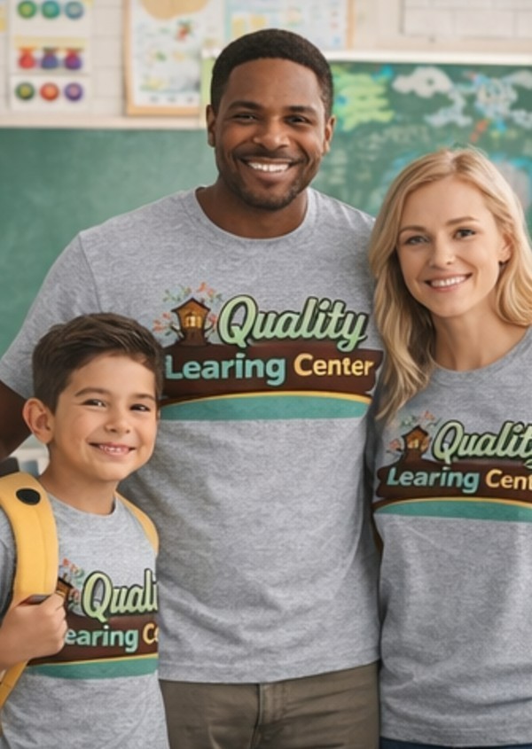 Quality Learning Center Inspirational School T-Shirt – Unisex 50/50 Cotton/Poly gallery