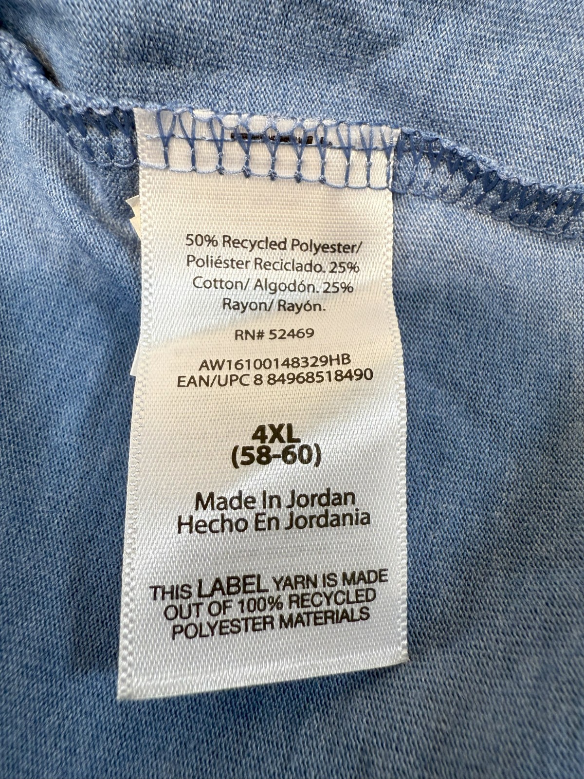 Men's Shirts, (New w/tags), Athletic Works, S/S Crew Neck Pocket Tee 4XL (58-60) gallery