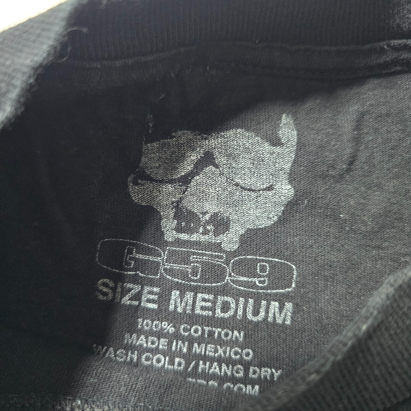 G59 Records T-Shirt Mens Medium Black 100% Cotton Skull Logo Suicideboys Hip-Hop gallery