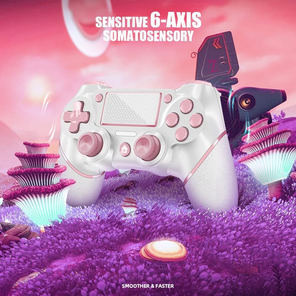 New Custom Design Wireless Controller for P-4 with Cable, Touchpad, Audio Jack
