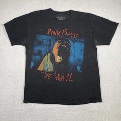 Vintage Pink Floyd The Wall Men’s Graphic T-Shirt Black Size Large Concert Music