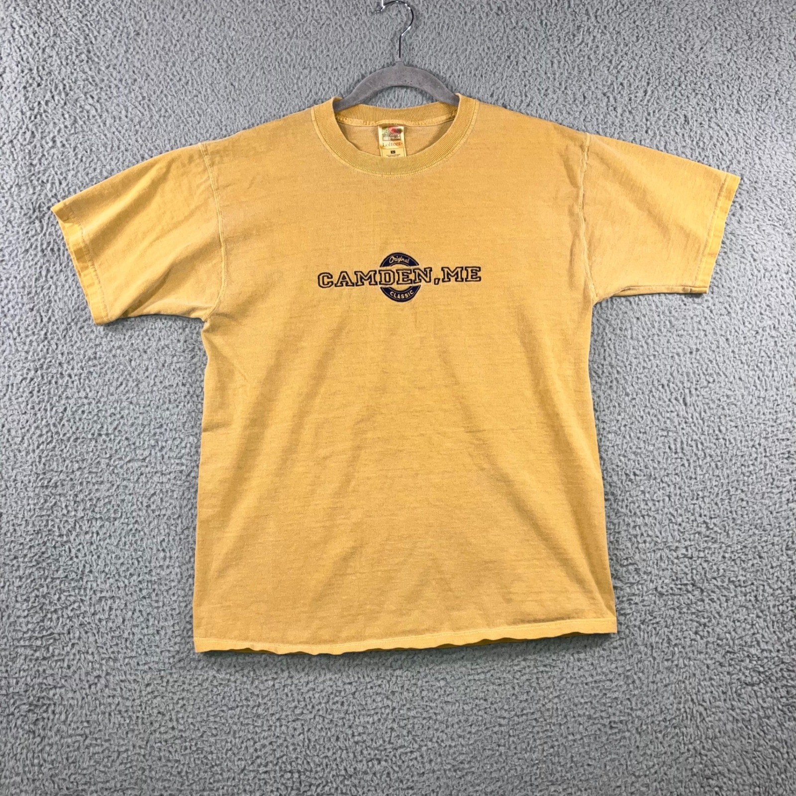 VTG Fruit of the Loom Camden ME Classic T Shirt Men Large Y2K Retro