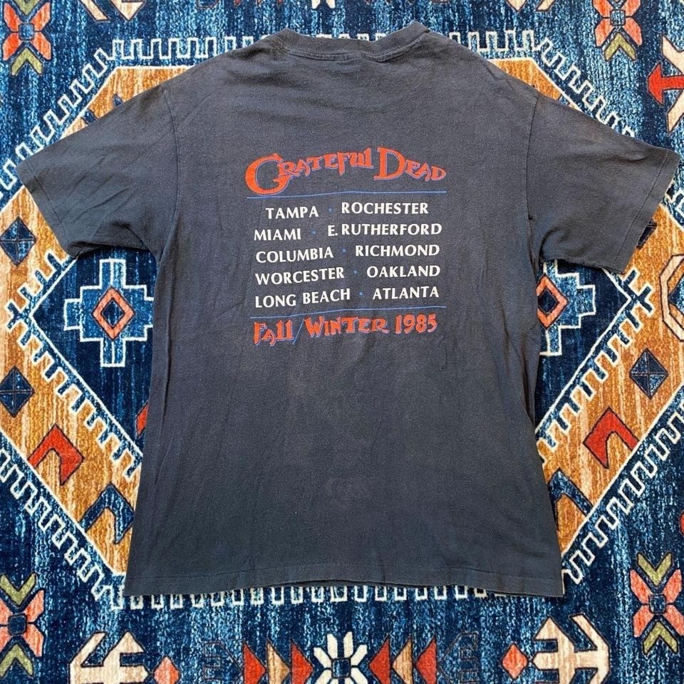 Vintage 1985 Grateful Dead Fall/Winter tour halloween tee gallery