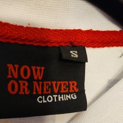 Now Or Never T Shirt Size S. EXTREMELY RARE. SUPER COOL MIX COLOR & PRINT. NEW