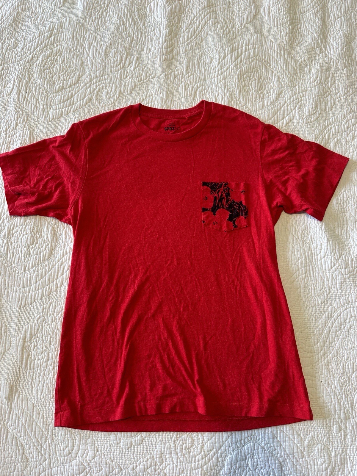 UNIQLO SPRZ NY ANDY WARHOL “GRAPHIC” RED MEN’S T-SHIRT Small