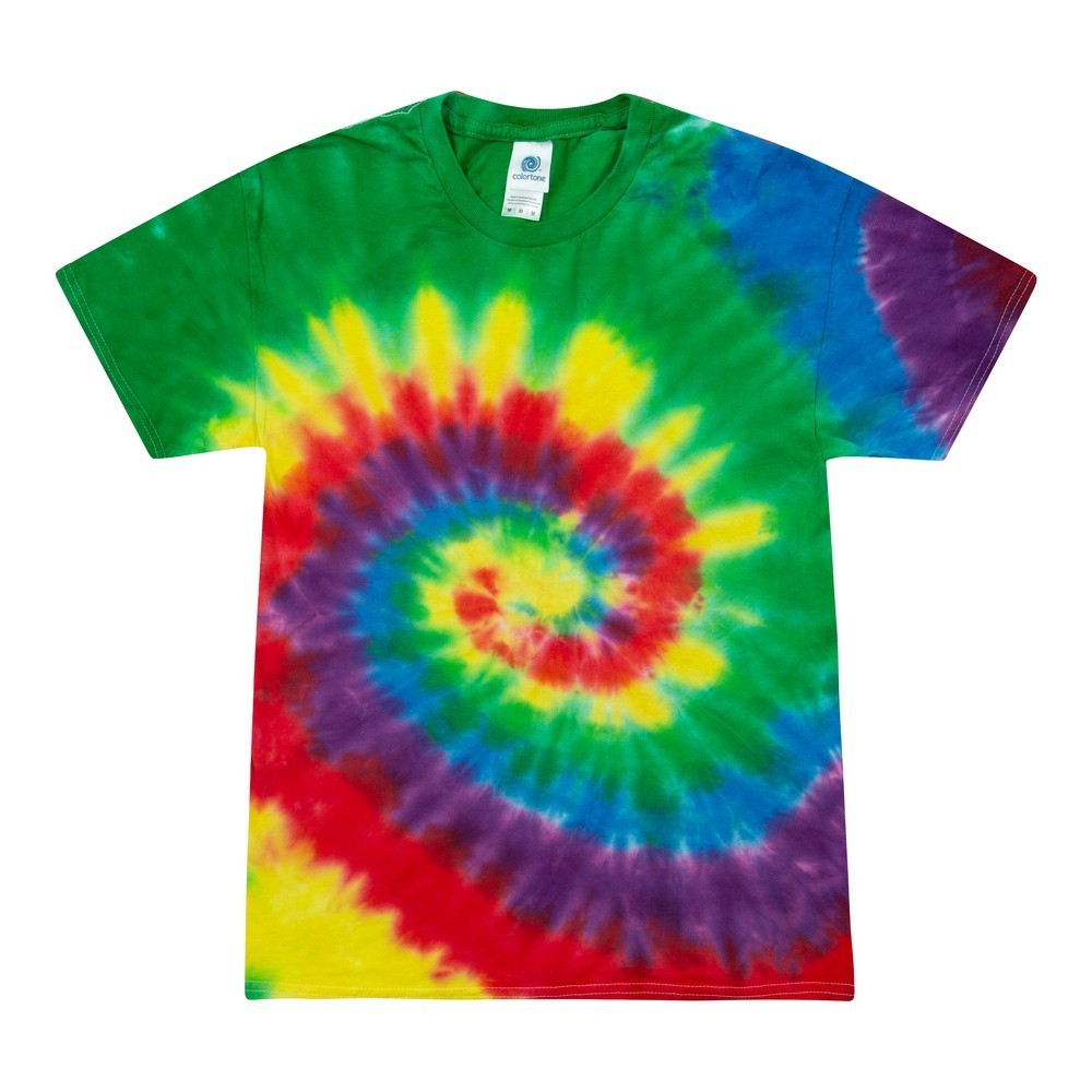 Tie Dye T-Shirts Multi-Color Kids & Adult Short Sleeve Cotton Colortone gallery