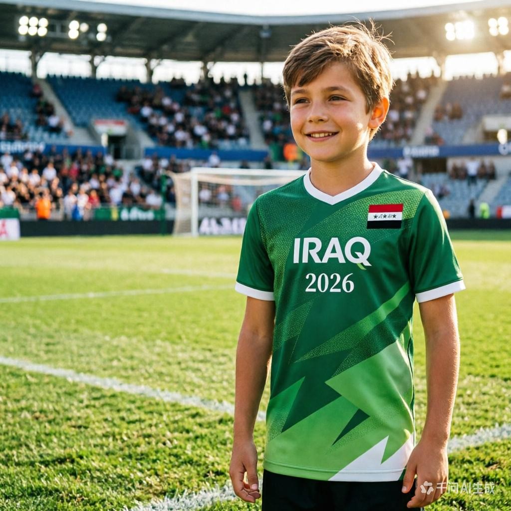 Iraq 2026 Soccer Jersey T-Shirt for Kids & Adults Breathable Casual Wear gallery