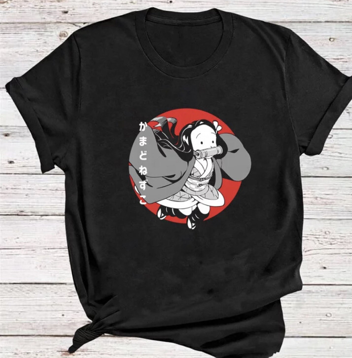 Demon Slayer | Nezuko | T-Shirt men | ANIME | Free Shipping | Size (M)