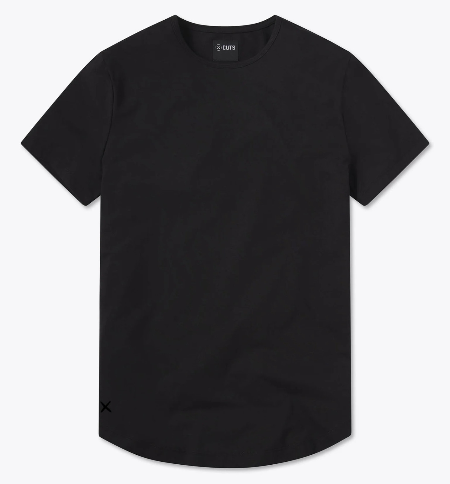 CUTS AO Curve-Hem Tee - Men's Medium - Black gallery