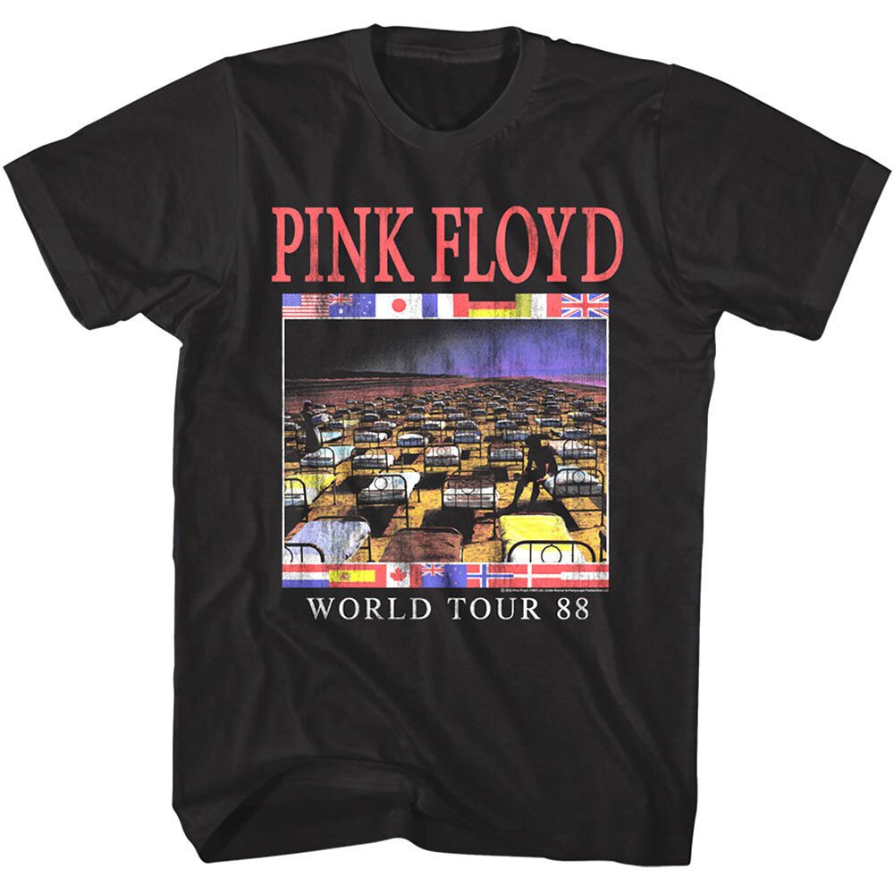 Pink Floyd Momentary Lapse of Reason World Tour 88 Men’s T Shirt Rock Band