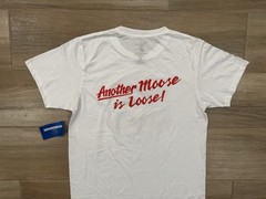 New Moosehead Light Beer T-Shirt MEDIUM Men’s Canadian Graphic Tee Funny White