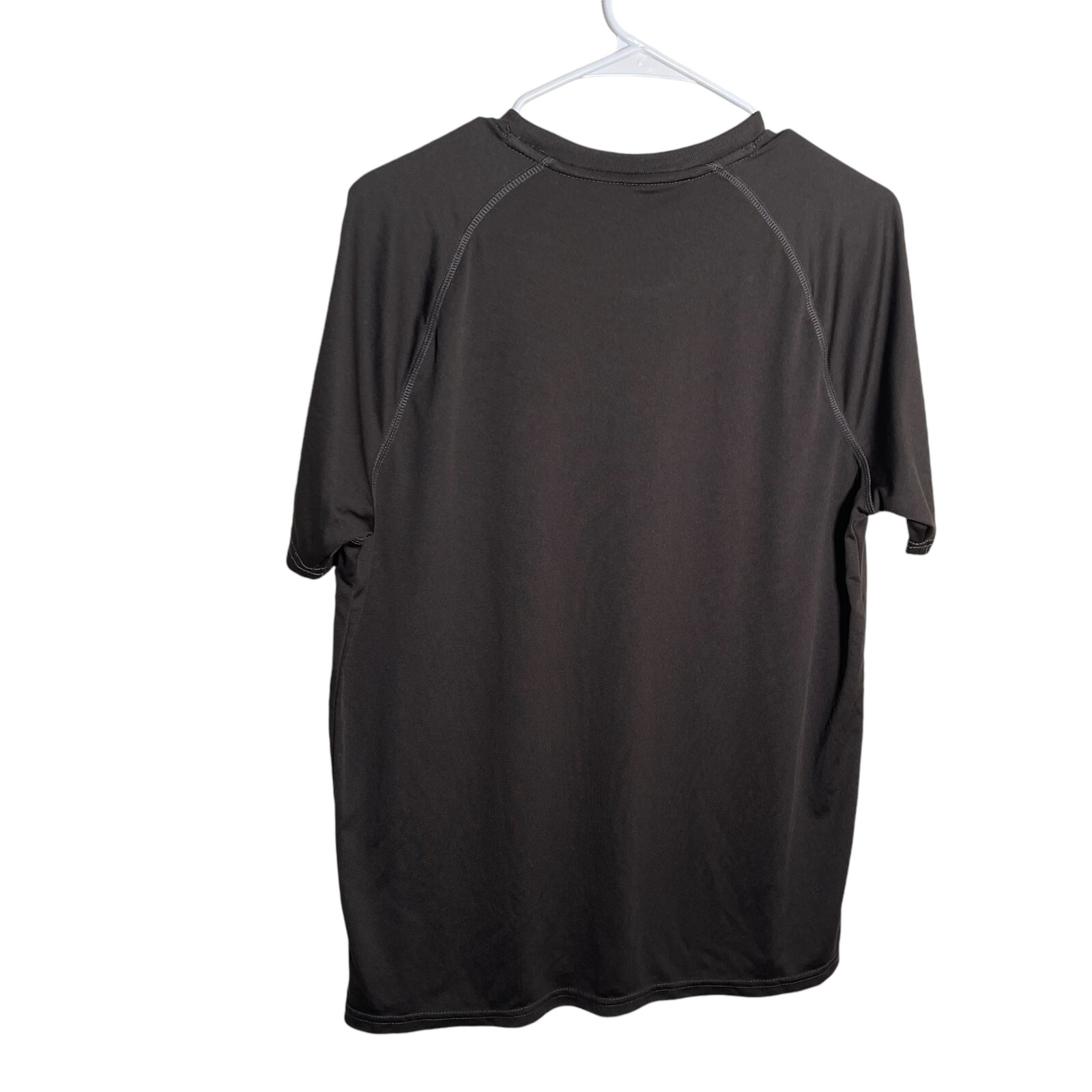 Tek Gear Shirt Men's Medium Gray Short Sleeve Athletic Solid Tee Crew Active Top gallery