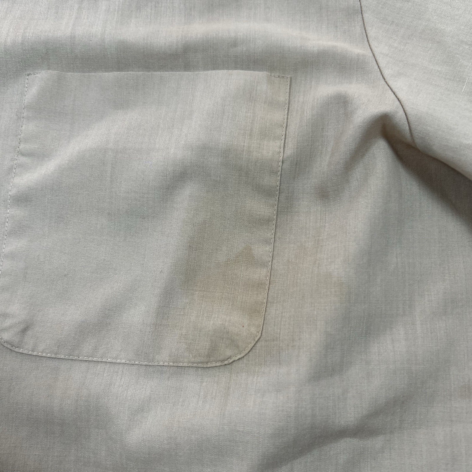 Vintage 70s Mr. California Loop Collar Button Up Shirt Men's Size XL Polycotton gallery