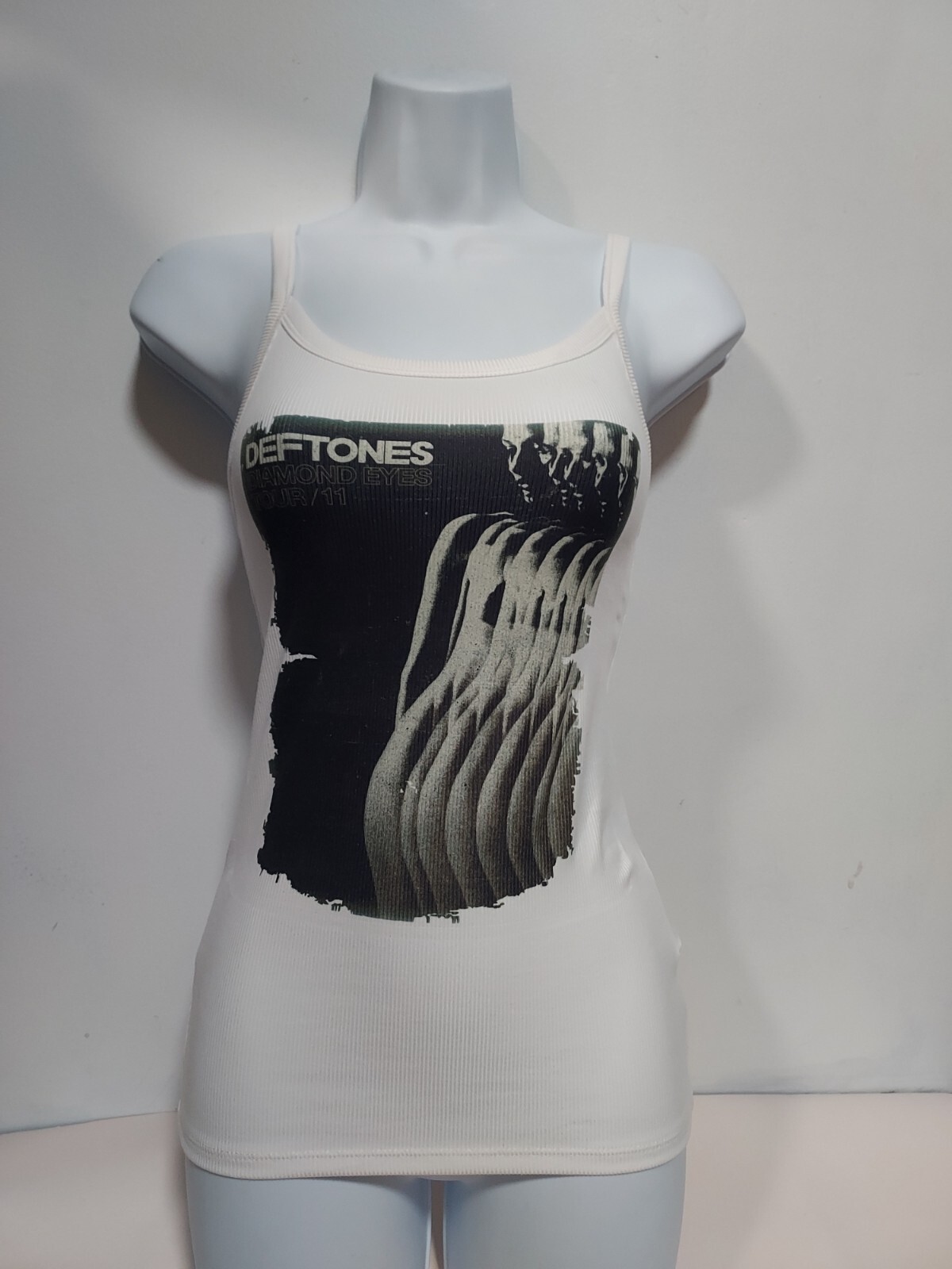 Deftones tank top ribbed vintage poster diamond deftones shirt xs through xxl gallery