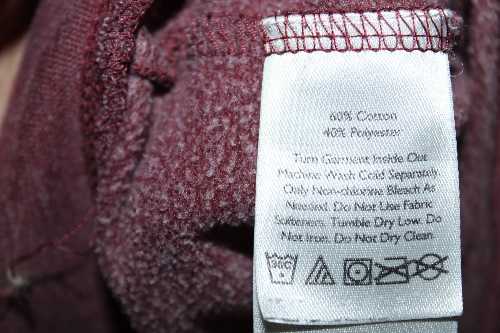 Eddie Bauer Burgundy Large Sweatshirt Soft Winter Fall Casual Loose Fit gallery