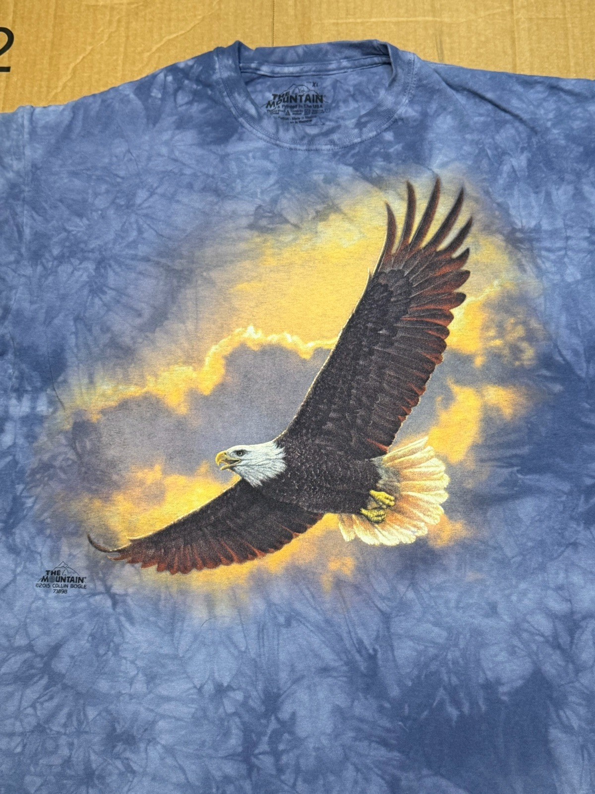 The Mountain Collin Bogle Bald Eagle Sunset Clouds Tie Dye Shirt XL 2015 Nature gallery