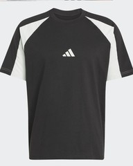 MENS Adidas Black White Essentials ColorBlock Jersey T-Shirt