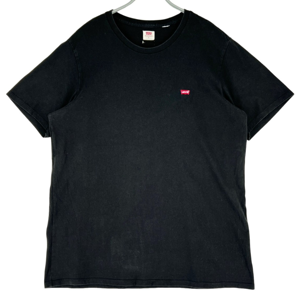 Levi's Herren Logo Rundhals T-Shirt Schwarz Größe L Kurzarm Baumwolle gallery
