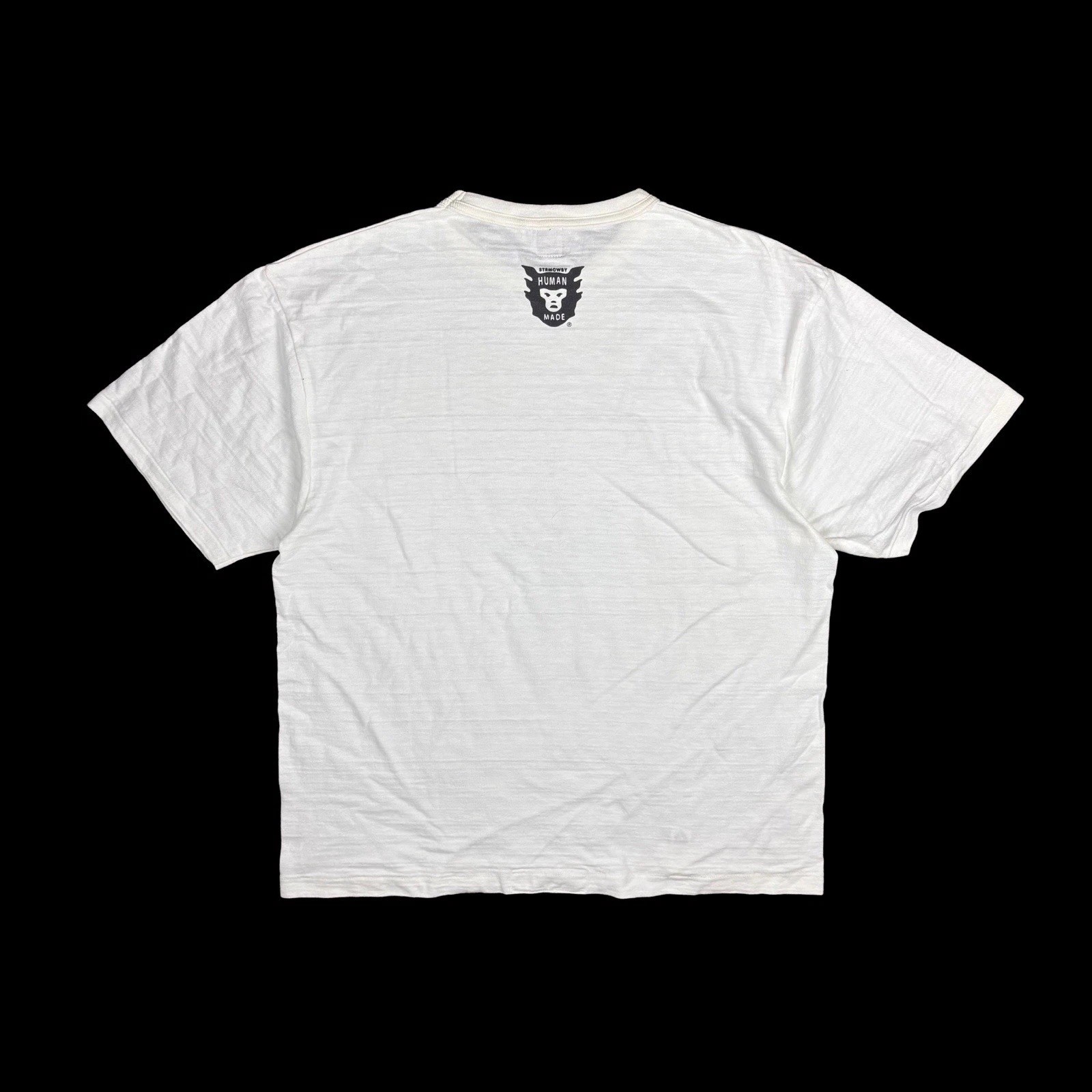HUMAN MADE BBC Nigo Chains Graphic Logo White Short Sleeve T-Shirt Size L gallery